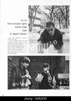 Das University High Bisbila Yearbook 1968 dokumentiert die Ereignisse, Vereine, Leichtathletik und Studenten des Schuljahres 1967-1968 und konzentriert sich dabei auf die Beiträge der afroamerikanischen Gemeinschaft in dieser Zeit. Stockfoto