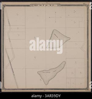 Davisons Atlas bietet eine detaillierte Sammlung von Vermessungen und Plattformflächen für Minneapolis, einschließlich Streckenlinien, Bahngrenzen und Unterteilungen für Stadtplanung und historische Referenz. Stockfoto