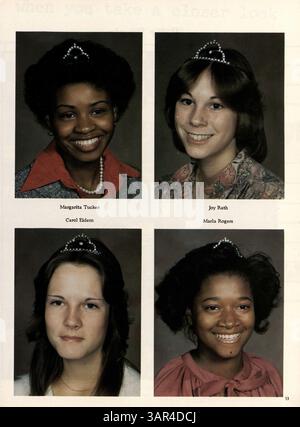 Polaris, das Jahrbuch 1979 von North High, dokumentiert die akademischen und außerschulischen Leistungen der Schüler während des Schuljahres 1978-1979 und bietet einen Einblick in das High School-Leben, als die 1970er Jahre zu Ende gingen Stockfoto