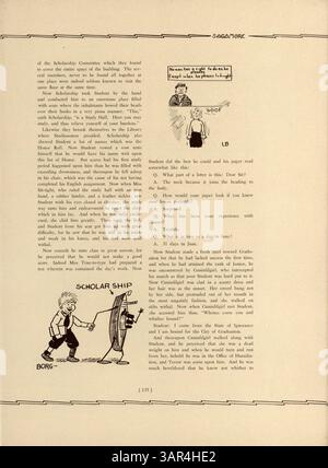 Das Jahrbuch der Roosevelt High School 1929-1930, Sagamore, umfasst Schüler, Lehrer, Leichtathletik, Clubs und unvergessliche Schulveranstaltungen. Stockfoto