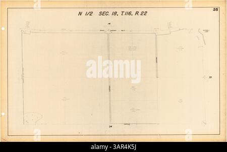 Der komplette Kartensatz in diesem atlas von Eden Prairie, Minnesota, umfasst Eigentum, Streckenabschnitte, Eisenbahnen, und eine Indexkarte, die eine historische und geografische Momentaufnahme des Dorfes liefert. Stockfoto
