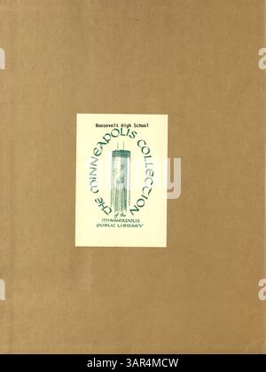 Das Roosevelt Yearbook 1961 mit dem Titel „Sagamore“ dokumentiert die Schüler, Lehrer, Vereine, Leichtathletik und Veranstaltungen aus dem Schuljahr 1960-1961 an der Roosevelt High School. Stockfoto