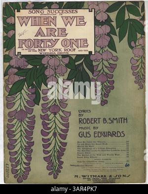 Brother Masons enthält Texte von Vincent Bevan und Musik von Gertrude Hoffman. Es ist als zusätzlicher Song in der Produktion When We Are Forty One aufgeführt, die in New York Roof und Wisteria Grove produziert wurde. Das Kennzeichen ist 7232. Stockfoto