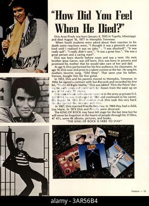 Das South High Yearbook 1978, „1978 Tiger“, fasst das Leben der Schüler, Lehrer, Vereine, sportliche Veranstaltungen und wichtige Momente aus dem Schuljahr 1977-1978 zusammen. Sie hebt die akademischen und außerschulischen Leistungen der Schule hervor. Stockfoto