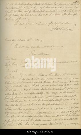 The Missouri Supreme Court Minute Books Volume 2 ist eine 280-seitige Sammlung, die die Aktivitäten des Missouri Supreme Court von 1808 bis 1812 dokumentiert. Sie liefert wichtige Einblicke in die frühe Rechtsstruktur und Gerichtsverfahren des Staates. Stockfoto