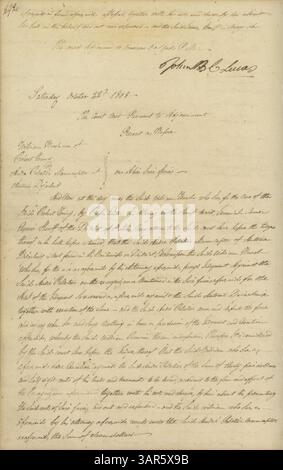 Band 2 des Missouri Supreme Court Minute Books, der 280 Seiten mit Gerichtsakten aus den Jahren 1808 bis 1812 enthält, ist eine wichtige Quelle für das Verständnis des frühen rechtlichen Rahmens und der Funktionsweise des Supreme Court. Stockfoto