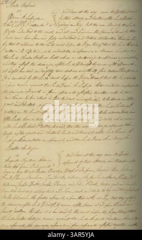 Band 2 der Missouri Supreme Court Minute Books, die 1808–1812 abdeckt, besteht aus 280 Seiten, die die frühen Gerichtsaktivitäten dokumentieren und den rechtlichen Rahmen von Missouri prägen. Stockfoto