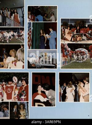 Das Jahrbuch „Redner“ 1979 zeigt die Leistungen der Schüler, sportliche Highlights, Vereine und unvergessliche Veranstaltungen aus dem akademischen Jahr 1978-1979 an der Patrick Henry High School. Stockfoto