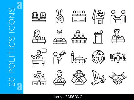Politiksymbol Stock Vektor
