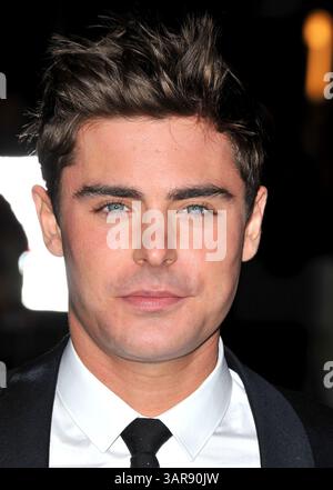 Zac Efron bei der Premiere von „That Peinward Moment“ in Los Angeles am 27. Januar 2014 Stockfoto