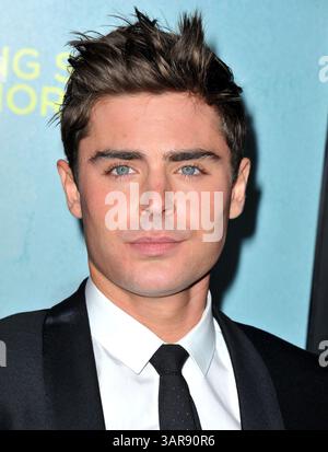 Zac Efron bei der Premiere von „That Peinward Moment“ in Los Angeles am 27. Januar 2014 Stockfoto