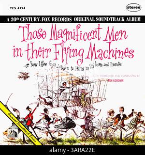 Ron Goodwin - This Magnificent Men in This Flying Machines - Vintage Vinyl-Plattencover Stockfoto