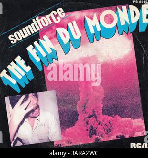 Soundforce - The fin du Monde Viva la Dolce vita 45rpm - Vintage Vinyl-Plattencover Stockfoto