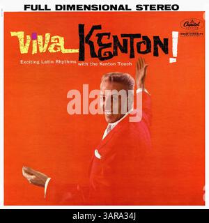 Stan Kenton - Viva Kenton - Vintage-Vinyl-Cover Stockfoto
