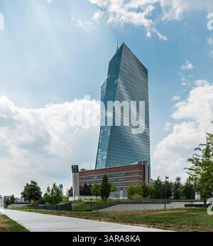 Die EZB Europäische Zentralbank in Frankfurt, Deutschland, 23. Juli 2018 Stockfoto