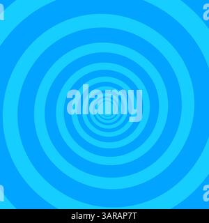 Wirbelnder blauer Hintergrund mit konzentrierter Linie, Tapete Stock Vektor
