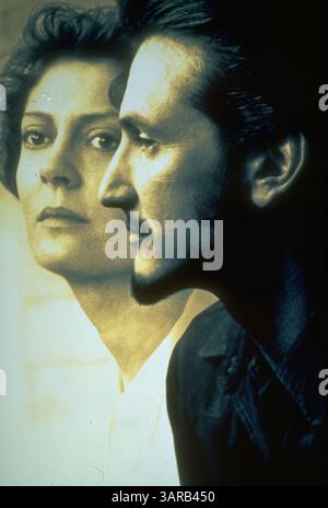 Dezember 1995; Angola, LA, USA; die Schauspieler SUSAN SARANDON als Schwester Helen und SEAN PENN als Matthew Poncelet in „Dead man Walkin“. Regie führte Tim Robbins. Stockfoto