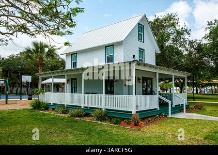 Ryckman House, Ocean Avenue, Melbourne Beach, Florida Stockfoto