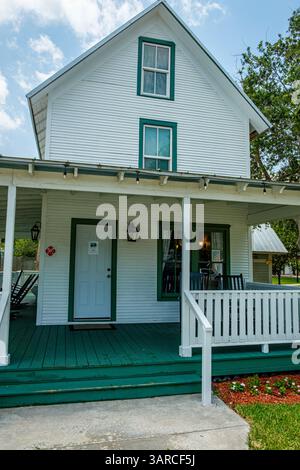 Ryckman House, Ocean Avenue, Melbourne Beach, Florida Stockfoto