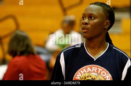 22. Januar 2010 - St. Petersburg, Florida, USA - Wharton Neulinge Shayla Cooper. (Kreditbild: © St. Petersburg Times/ZUMApress.com) Stockfoto