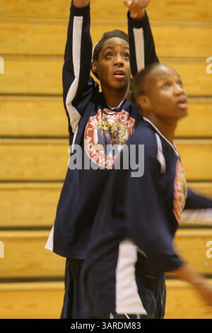 22. Januar 2010: St. Petersburg, Florida, USA: Wharton-Erstsemester Tesha Hanson. (Kreditbild: © St. Petersburg Times/ZUMApress.com) Stockfoto