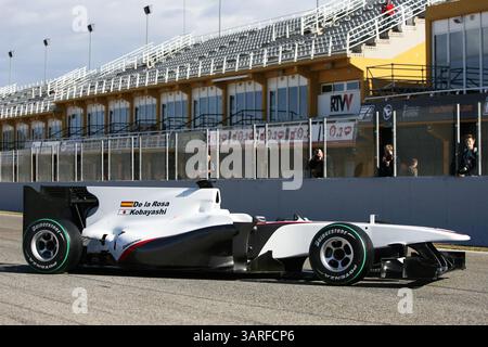 31. Januar 2010 - Valencia, Spanien - BMW sauber C29, BMW sauber Launch. (Vermerk: © Sutton Motorsports/ZUMApress.com) Stockfoto