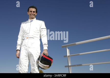 31. Januar 2010 - Valencia, Spanien - Pedro de la Rosa (ESP), BMW sauber, BMW sauber Driver Porträts, Valencia, Spanien. 31. Januar 2010. Stockfoto