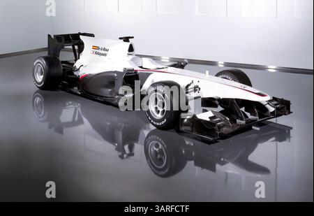 31. Januar 2010 - Valencia, Spanien - der neue BMW sauber C29..BMW sauber C29 Studio Shooting, Hinwil, Schweiz. Januar 2010. Stockfoto