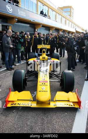 31. Januar 2010 - Valencia, Spanien - der Renault R30, Renault R30 Launch. (Vermerk: © Sutton Motorsports/ZUMApress.com) Stockfoto