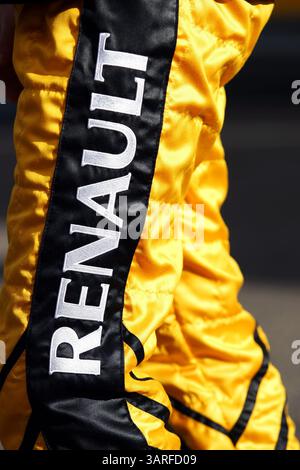 31. Januar 2010 - Valencia, Spanien - Renault Overall, Renault R30 Launch. (Vermerk: © Sutton Motorsports/ZUMApress.com) Stockfoto