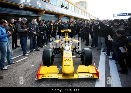 31. Januar 2010 - Valencia, Spanien - der Renault R30, Renault R30 Launch. (Vermerk: © Sutton Motorsports/ZUMApress.com) Stockfoto