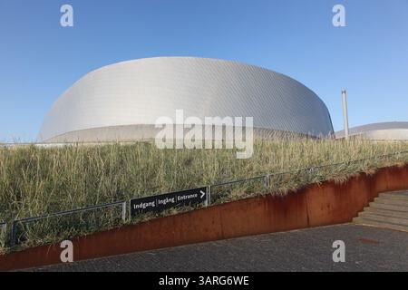 Kopenhagen, Dänemark - 3. August 2019: National Aquarium Denmark, the Blue Planet ist ein öffentliches Aquarium in Kopenhagen, Dänemark Stockfoto