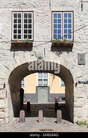 Das schwedische Tor in Riga, Lettland Stockfoto