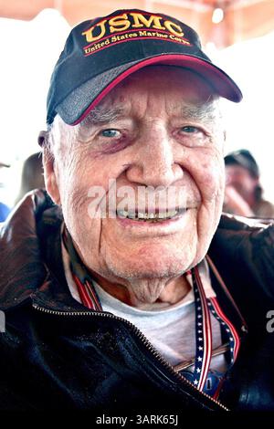 25. Juni 2013 – Knife River, MN, USA – Rogenald Keller nimmt an einem Angelausflug für Veteranen auf dem Knife River in Minnesota Teil. (Bild: © Sam Cook/MCT/ZUMAPRESS.com) Stockfoto
