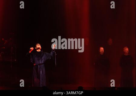München, 14. April 2025: Gregorian während der 25 2025 Tour im Circus Krone, München. (Sven Beyrich/SPP) Stockfoto