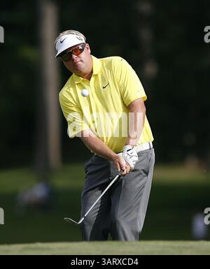 August 2013 - Greensboro, North Carolina, USA S - CARL PETTERSON spielt im zweiten Lauf der Wyndham Championship 2013 im Sedgefield Country Club. (Kreditbild: © Wes Hight/ZUMAPRESS.com) Stockfoto