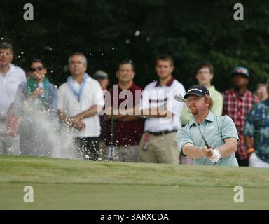 August 2013 - Greensboro, North Carolina, USA S - TOM GILLIS spielt in der zweiten Runde der Wyndham Championship 2013 im Sedgefield Country Club. (Kreditbild: © Wes Hight/ZUMAPRESS.com) Stockfoto