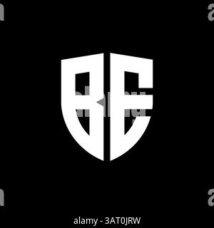 Vorlage für Letter BE oder eb-Logo Stock Vektor