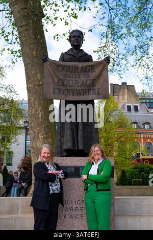 London, England, Großbritannien. April 2025. Der Oberste Gerichtshof des Vereinigten Königreichs wird heute ein Urteil im Fall for Women Scotland Ltd/The Scottish Min erlassen Stockfoto