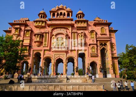 Indien, Rajasthan, Jaipur, UNESCO-Weltkulturerbe, Patrika-Tor Stockfoto