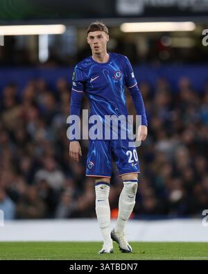 London, UK. 17th Apr, 2025. London, England, April 17th 2025: Cole Palmer of Chelsea during the UEFA Conference League match between Chelsea and Legia Warszawa at Stamford Bridge in London, England (Alexander Canillas/SPP) Credit: SPP Sport Press Photo. /Alamy Live News Stockfoto