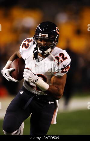 September 2013: Matt Forte #22 beim Spiel Pittsburgh Steelers vs Chicago Bears in Pittsburgh, PA, im Heinz Field. (Bild: © Jason Pohuski/Cal Sport Media/ZUMAPRESS.com) Stockfoto