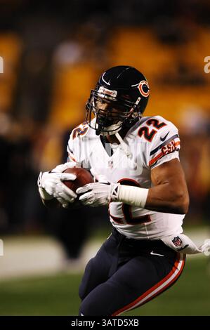 September 2013: Matt Forte #22 beim Spiel Pittsburgh Steelers vs Chicago Bears in Pittsburgh, PA, im Heinz Field. (Bild: © Jason Pohuski/Cal Sport Media/ZUMAPRESS.com) Stockfoto