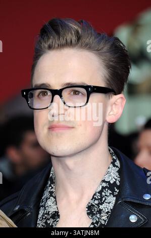 26. April 2016 – London, Großbritannien – McFly kommt am 26. April 2016 zur Premiere von „Captain America Civil war“ im Vue Westfield in London, England (Credit Image: © Famous/Ace Pictures via ZUMA Press) Stockfoto