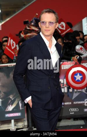 26. April 2016 – London, Großbritannien – Paul Bettany kommt am 26. April 2016 zur Premiere von „Captain America Civil war“ im Vue Westfield in London, England (Credit Image: © Famous/Ace Pictures via ZUMA Press) Stockfoto