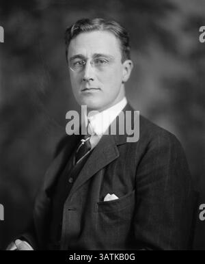 Februar 2016 - Franklin Roosevelt, Portrait, ca. 1915 (Foto: © Glasshouse Via ZUMA Wire) Stockfoto