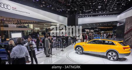 11. Januar 2016 - Detroit, MI, blendet US - Audi auf der Detroit North American Auto Show. (Kredit-Bild: © Alexis Simpson über ZUMA Draht) Stockfoto