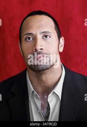 31. Mai 2008 – Los Angeles, Kalifornien, USA – Bild von: - Bild zeigt: Dwayne Johnson, der für „Get Smart“ in Los Angeles, CA. 31. Mai 2008 wirbt. (Bild: © Armando Gallo/ZUMA Studio) Stockfoto