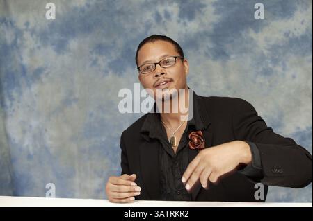30. Oktober 2005: Terrence Howard wirbt für „Get Rich or die Tryin“ in New York City. 30. Oktober 2005 (Bild: © Armando Gallo/ZUMA Studio) Stockfoto