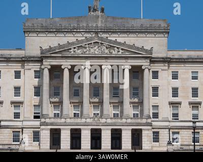 Parlament Gebäude (aka als Stormont) in Belfast, Großbritannien Stockfoto